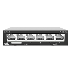 NSW2020-6T-POE-IN - Uniview - 4PoE+2Port Switch